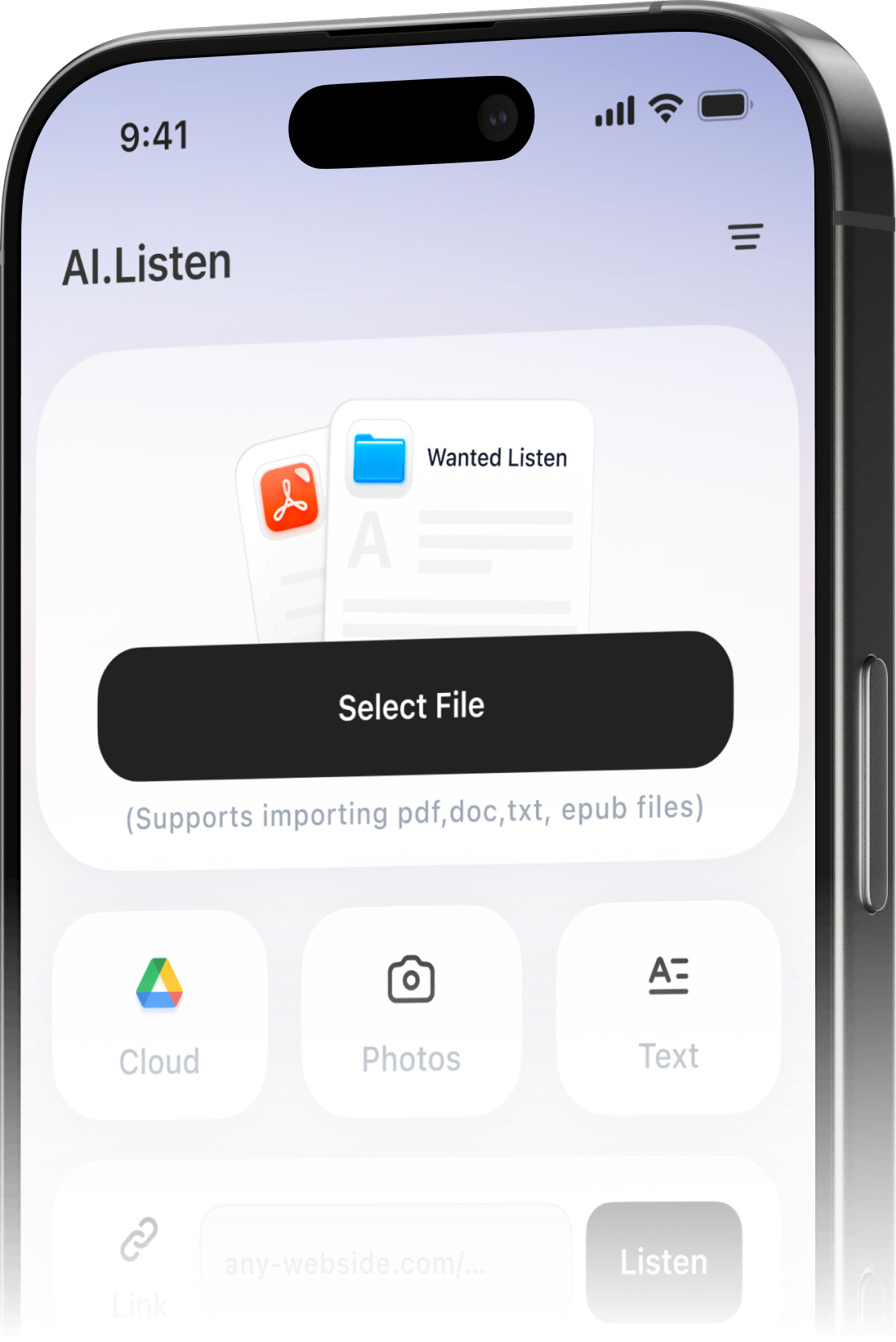 audio reader