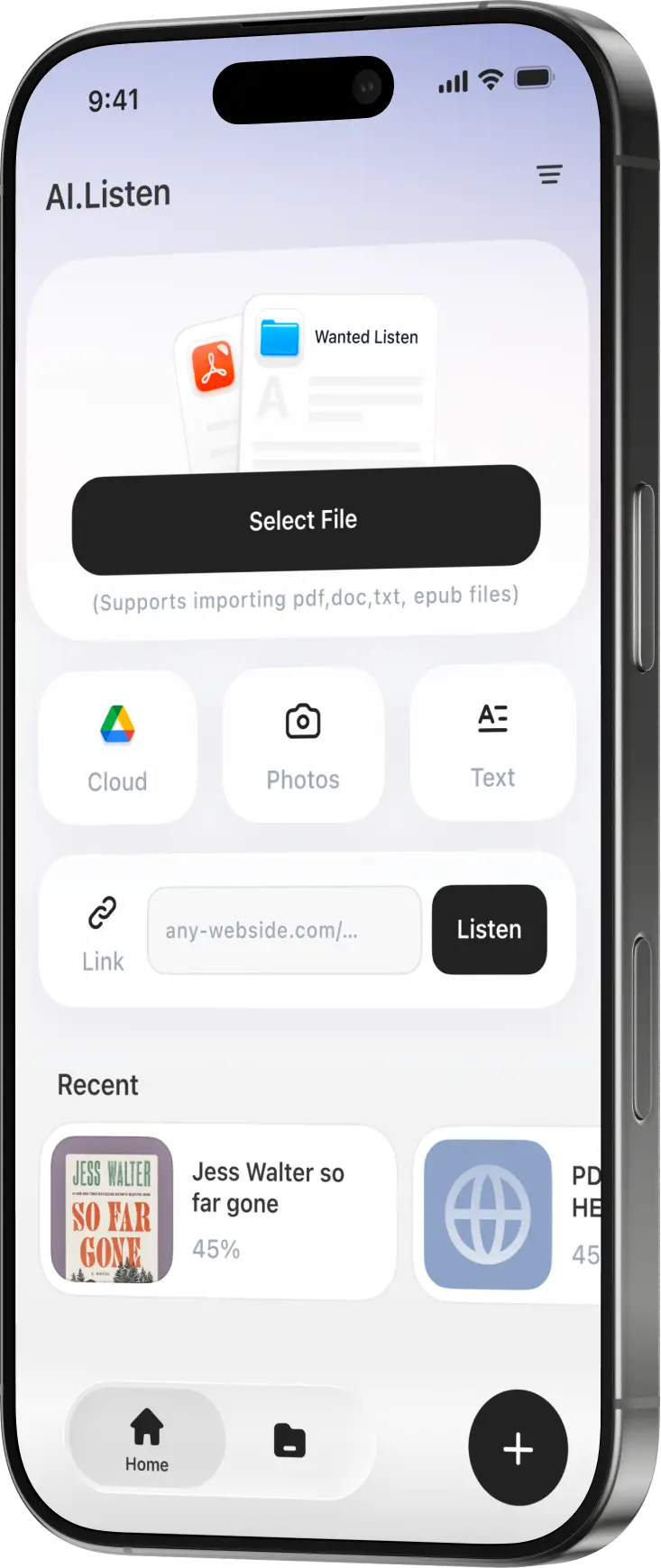 The All-in-One AI Audio Reader